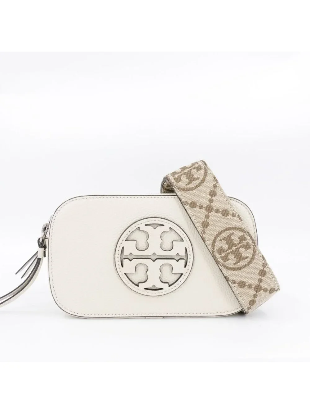 Tory Burch Miller Mini Crossbody Bag New Ivory OS
